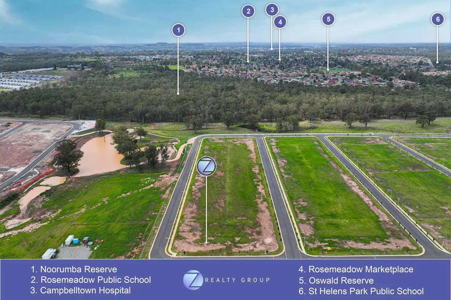 Main view of Homely land listing, LOT 1054, 30 Bushel Approach, Gilead NSW 2560