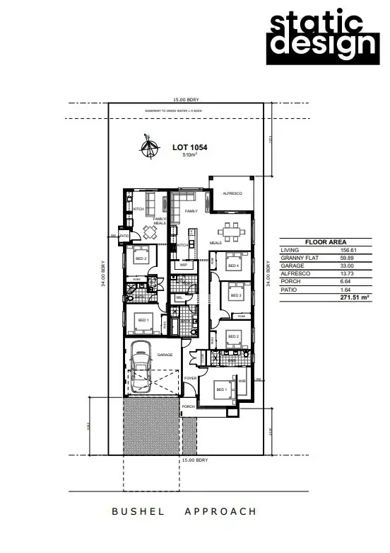 Third view of Homely land listing, LOT 1054, 30 Bushel Approach, Gilead NSW 2560