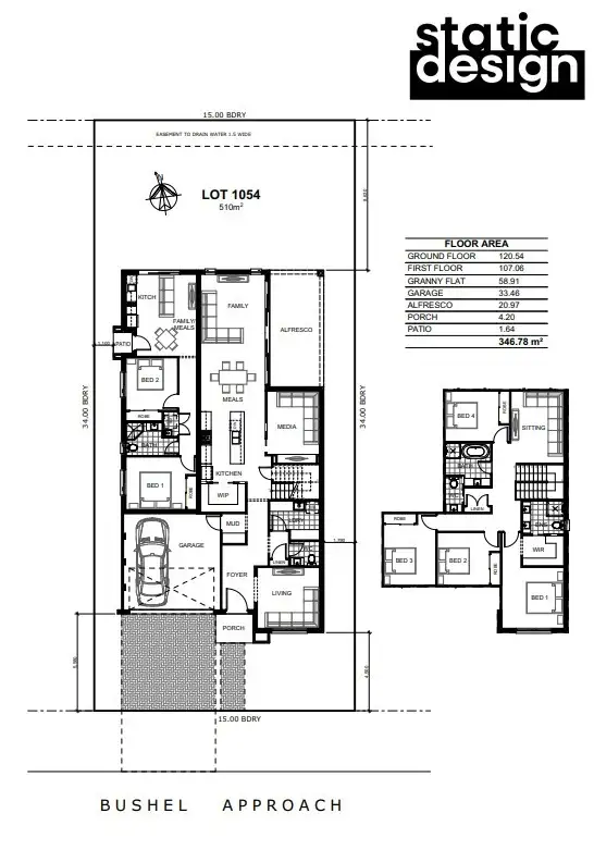 Fourth view of Homely land listing, LOT 1054, 30 Bushel Approach, Gilead NSW 2560