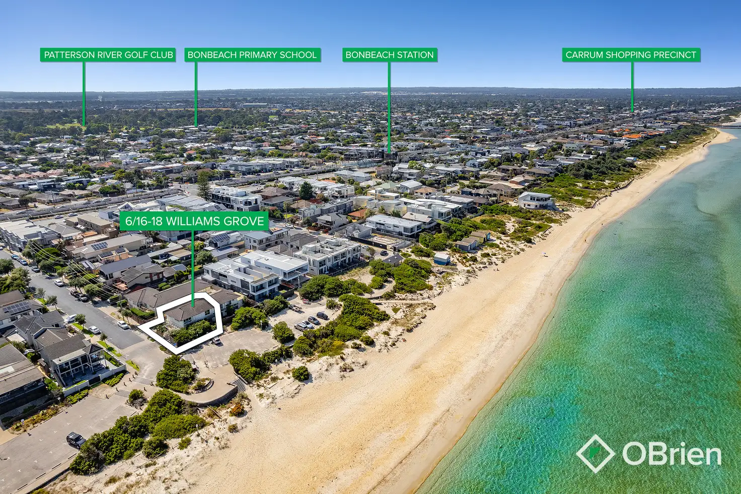 Main view of Homely townhouse listing, 6/16 Williams Grove, Bonbeach VIC 3196