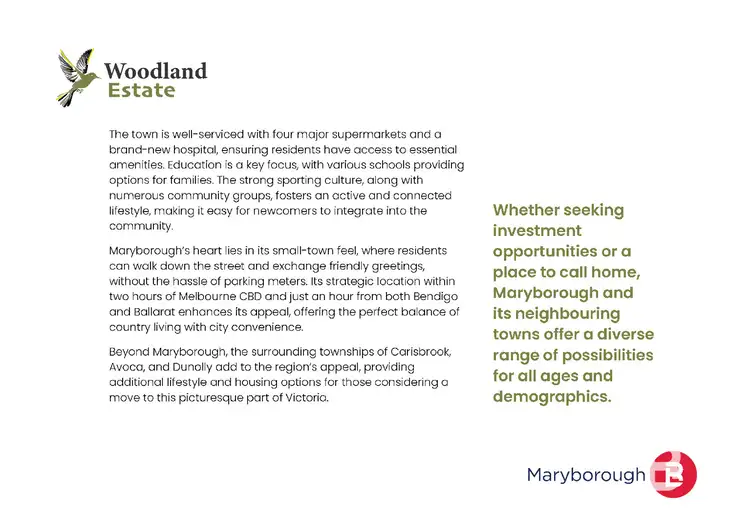 Third view of Homely land listing, LOT 4, 5 Honeyeater Way, Maryborough VIC 3465