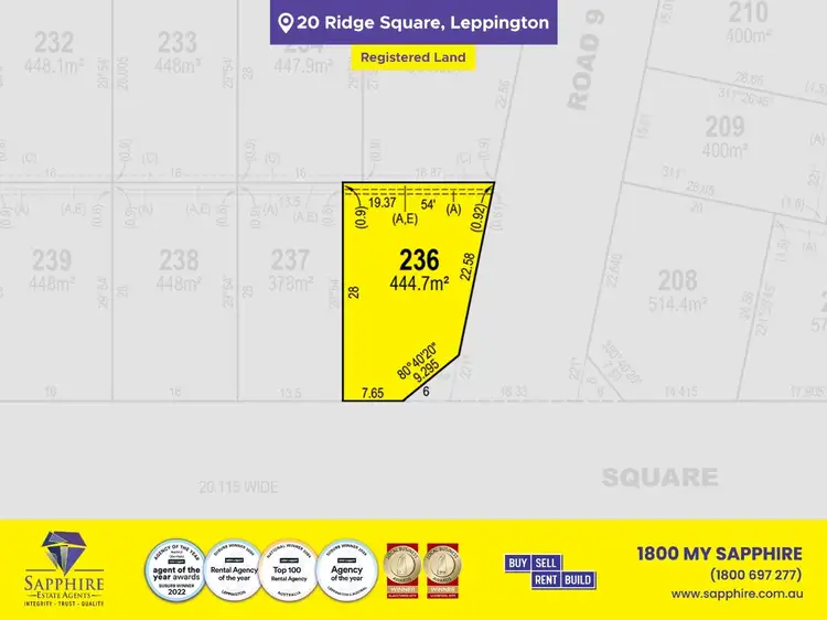 Main view of Homely land listing, Address available on request