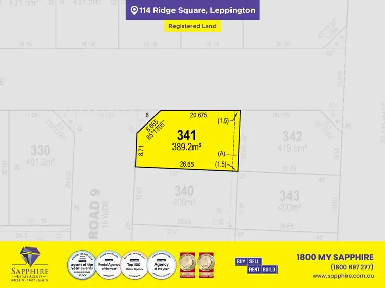 Main view of Homely land listing, Address available on request