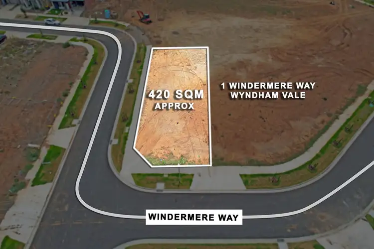 Main view of Homely land listing, 1 Windermere Way, Wyndham Vale VIC 3024
