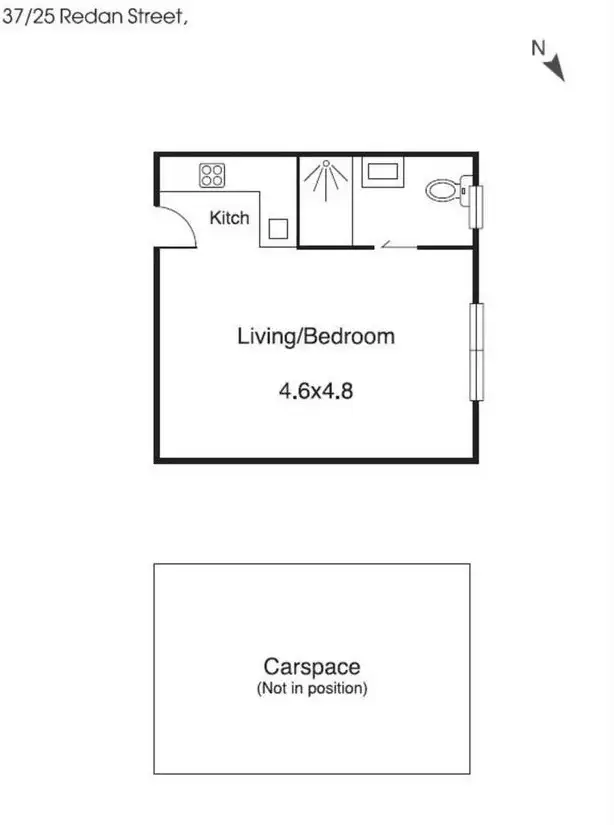 Fifth view of Homely apartment listing, 37/25 Redan Street, St Kilda VIC 3182