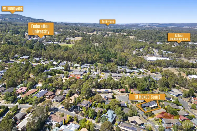 Second view of Homely house listing, 10 Hakea Court, Mount Helen VIC 3350