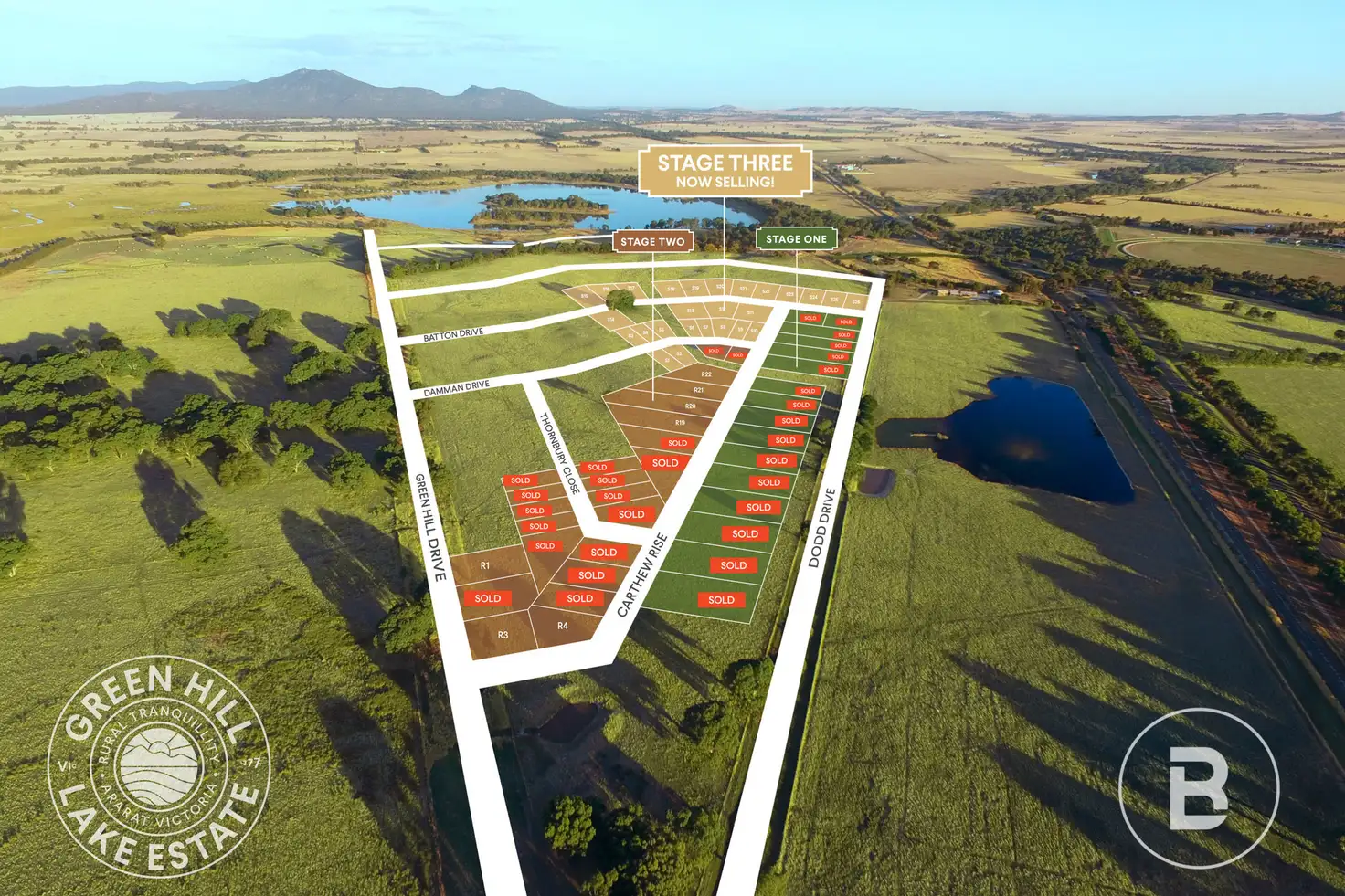 Main view of Homely land listing, Green Hill Lake, Ararat VIC 3377