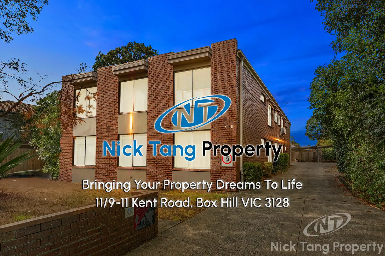 Main view of Homely townhouse listing, 11/9-11 Kent Road, Box Hill VIC 3128
