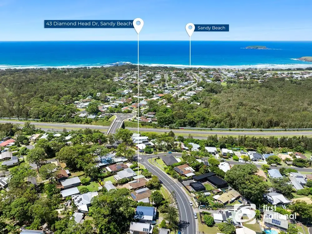 Main view of Homely house listing, 43 Diamond Head Drive, Sandy Beach NSW 2456