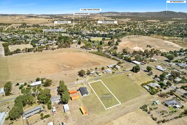 Main view of Homely land listing, 33 Albert Street, Clunes VIC 3370