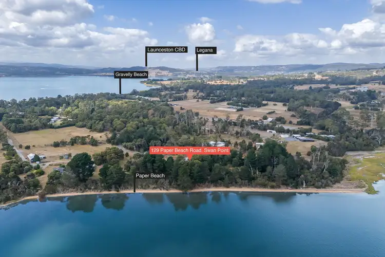 Second view of Homely house listing, 129 Paper Beach Road, Swan Point TAS 7275
