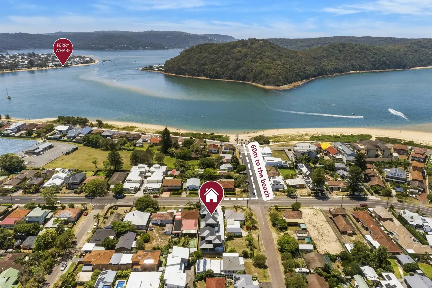 Main view of Homely townhouse listing, 2/117 Broken Bay Road, Ettalong Beach NSW 2257