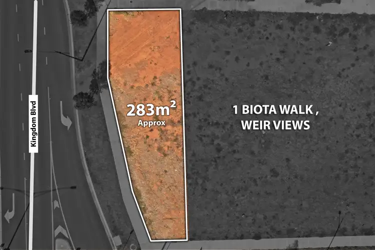 Main view of Homely land listing, 1 Biota Walk, Weir Views VIC 3338