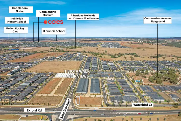 Fifth view of Homely land listing, 1 Biota Walk, Weir Views VIC 3338