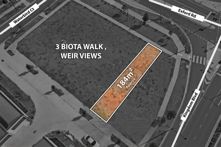 Main view of Homely land listing, 3 Biota Walk, Weir Views VIC 3338