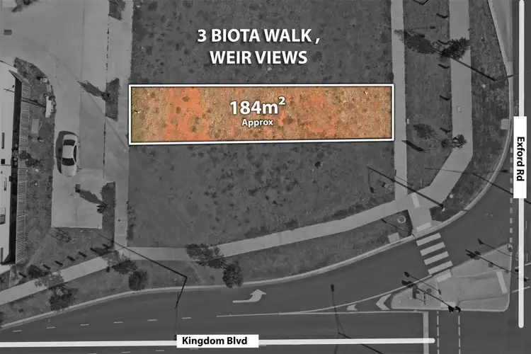 Third view of Homely land listing, 3 Biota Walk, Weir Views VIC 3338