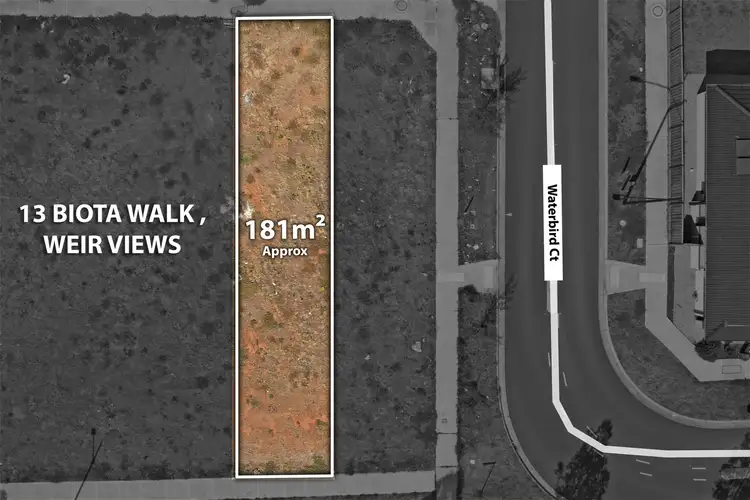 Main view of Homely land listing, 13 Biota Walk, Weir Views VIC 3338