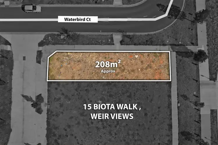Main view of Homely land listing, 15 Biota Walk, Weir Views VIC 3338