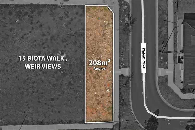 Second view of Homely land listing, 15 Biota Walk, Weir Views VIC 3338