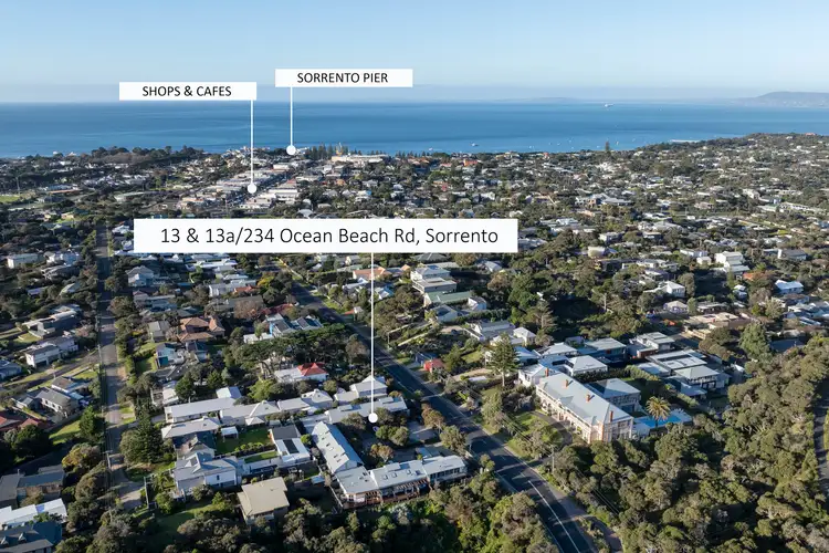 Main view of Homely house listing, 13-13A/234 Ocean Beach Road, Sorrento VIC 3943