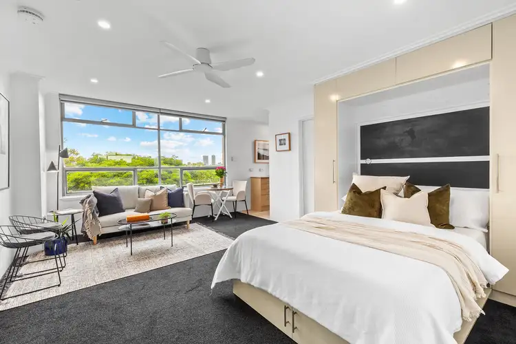 Second view of Homely studio listing, 18/10 Barncleuth Square, Elizabeth Bay NSW 2011