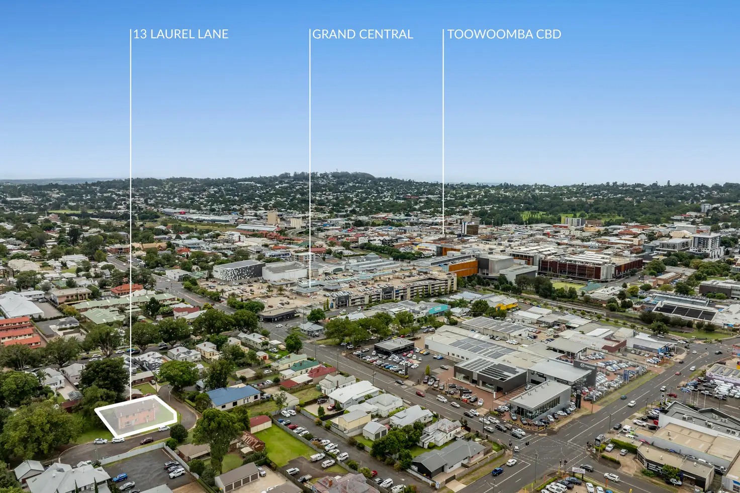 Main view of Homely block of units listing, 1-3/13 Laurel Lane, Toowoomba City QLD 4350