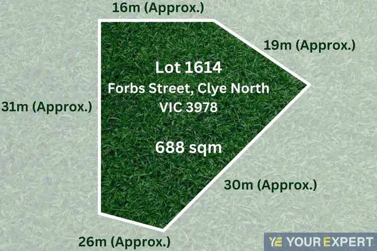 LOT 1614 Forbs Street, Clyde North VIC 3978