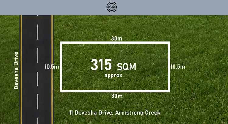 Main view of Homely land listing, LOT 23, 11 Devesha Drive, Armstrong Creek VIC 3217