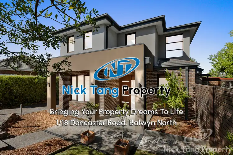Main view of Homely townhouse listing, 1/18 Doncaster Road, Balwyn North VIC 3104
