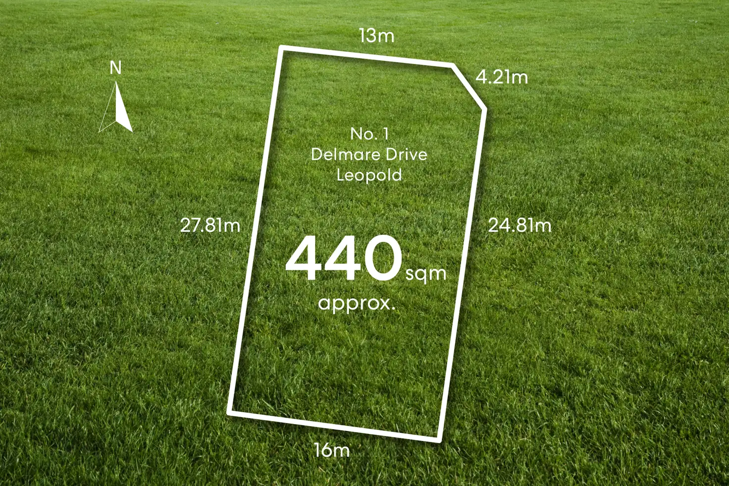 Main view of Homely land listing, 1 Delmare Drive, Leopold VIC 3224
