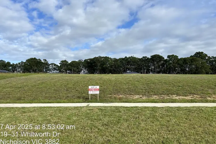 LOT Lot 14, 51 Whitworth Drive, Nicholson VIC 3882