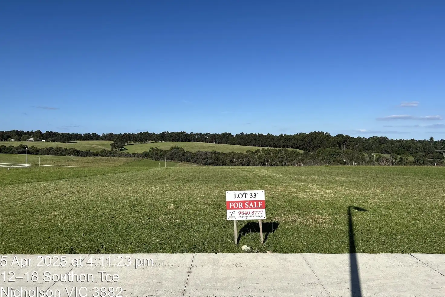 Main view of Homely land listing, LOT Lot 33, 34 Southon Terrace, Nicholson VIC 3882