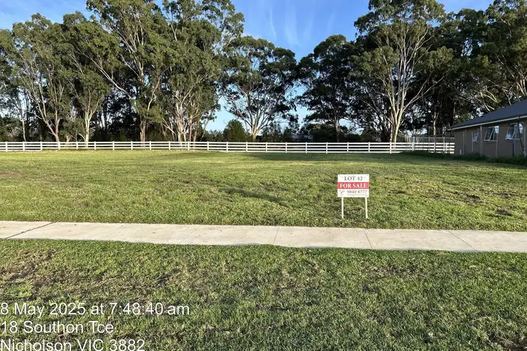 Main view of Homely land listing, LOT Lot 42, 25 Southon Terrace, Nicholson VIC 3882