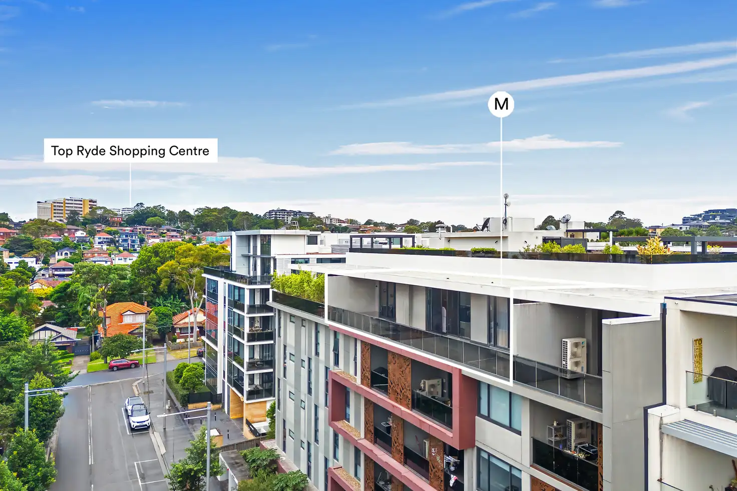 Main view of Homely apartment listing, A55/3 Porter Street, Ryde NSW 2112