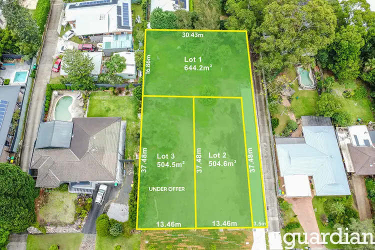 Main view of Homely land listing, 23-25 Sylvan Street, Galston NSW 2159