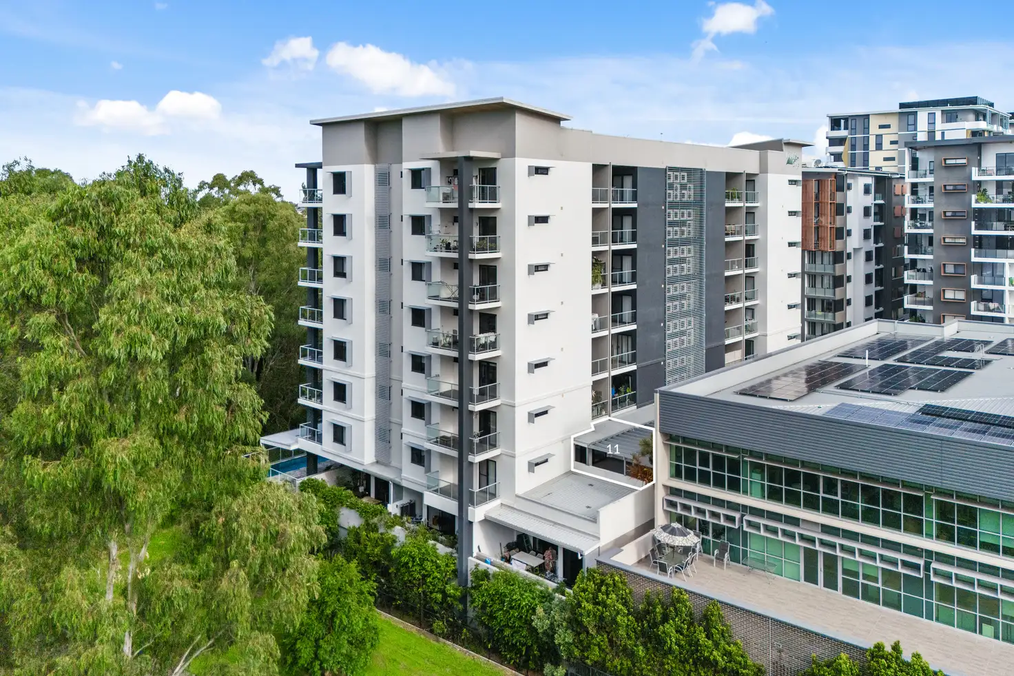 Main view of Homely unit listing, 11/107 Kittyhawk Drive, Chermside QLD 4032