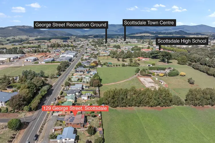 Second view of Homely house listing, 129 George Street, Scottsdale TAS 7260