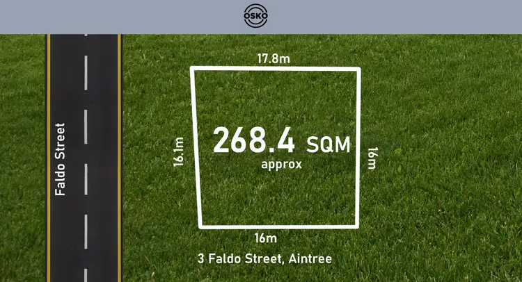 Main view of Homely land listing, 3 Faldo Street, Aintree VIC 3336