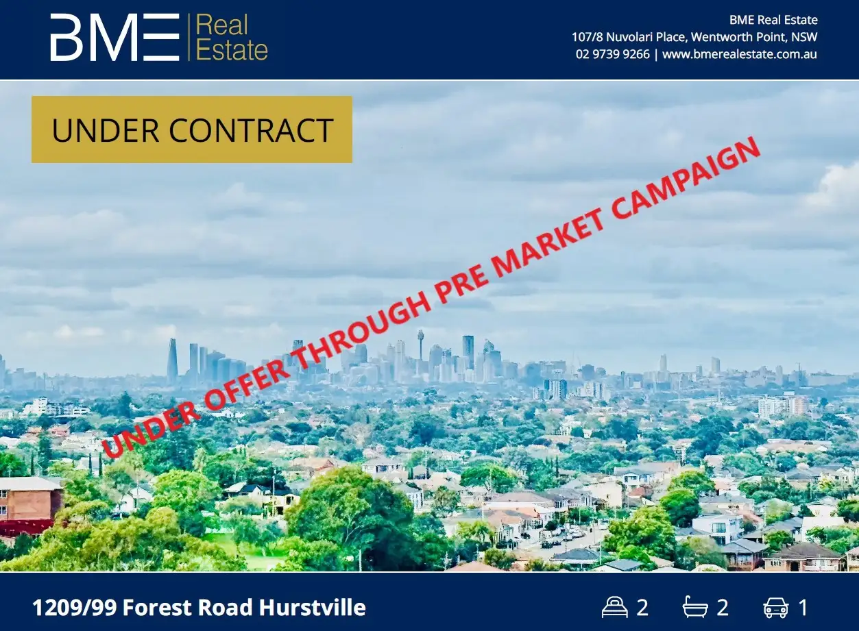 Main view of Homely unit listing, 1209/99 Forest Road, Hurstville NSW 2220