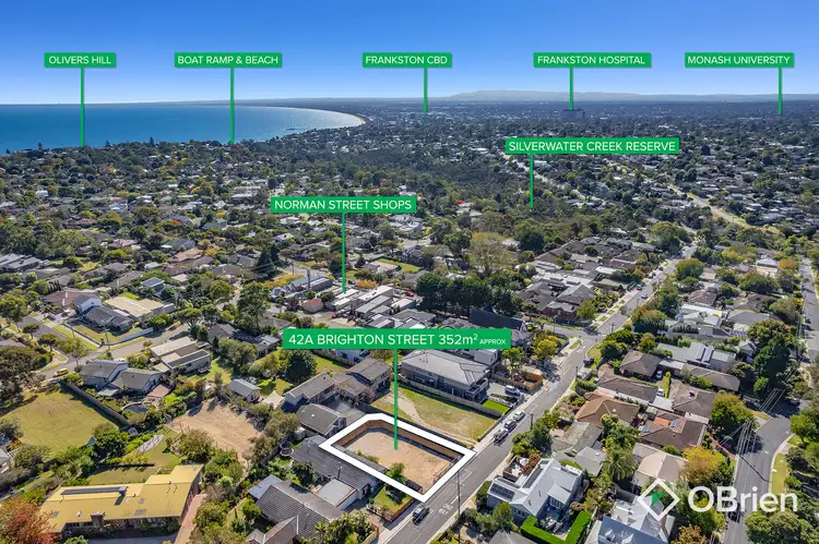 Main view of Homely land listing, 42A Brighton Street, Frankston South VIC 3199