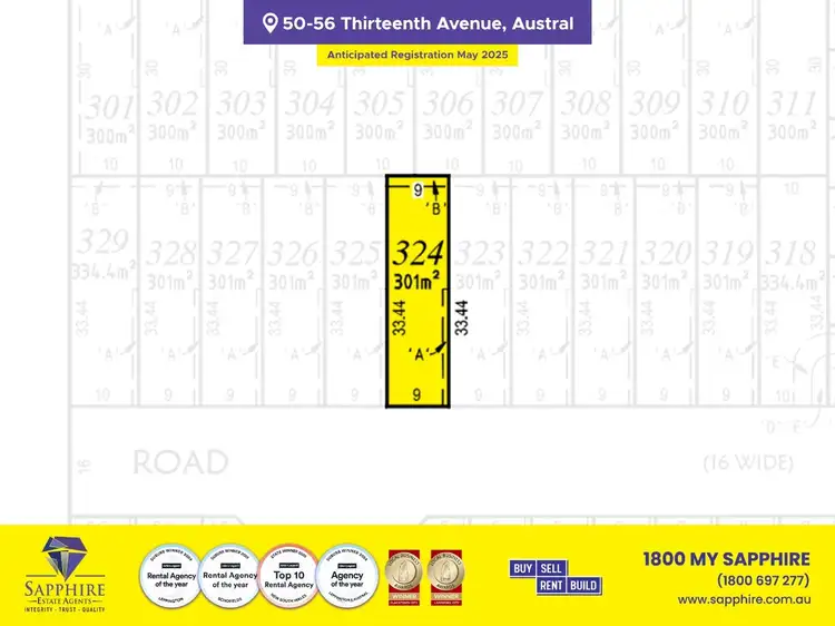 LOT 324, 50-56 Thirteenth Avenue, Austral NSW 2179