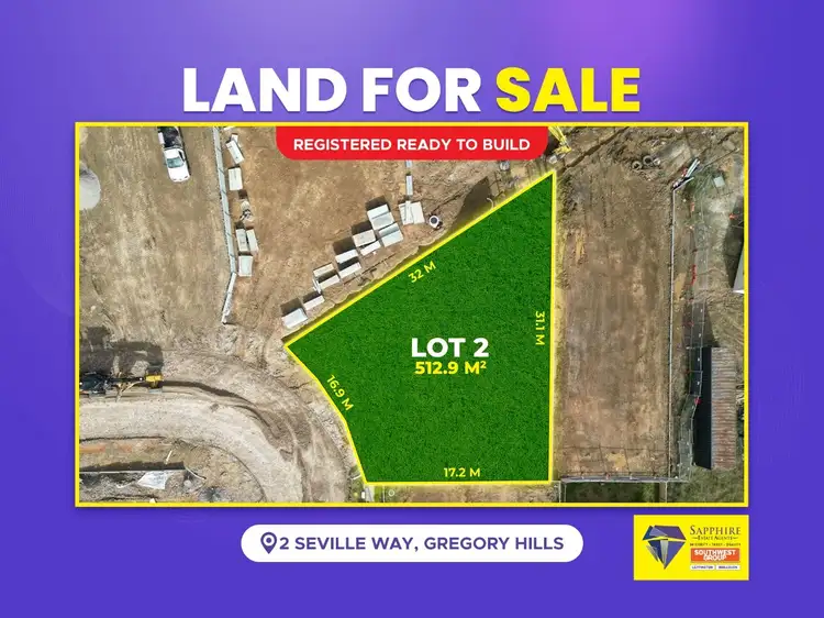 Main view of Homely land listing, 2 Seville Way, Gregory Hills NSW 2557