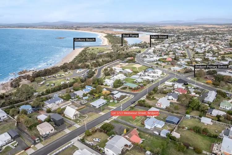 Main view of Homely land listing, LOT 1, 13 Westwood Street, Bridport TAS 7262