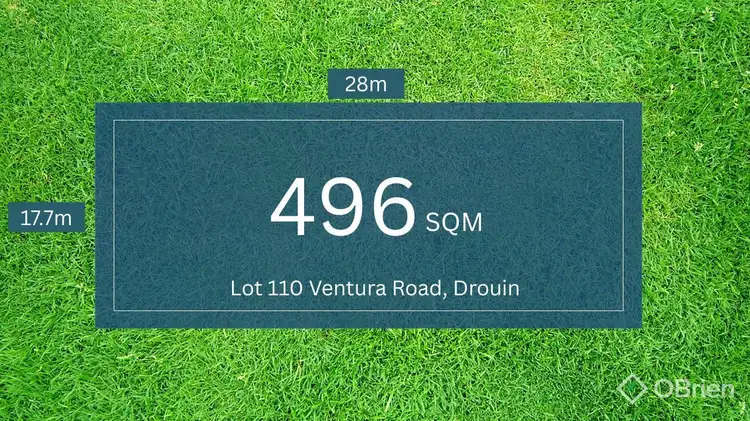 Main view of Homely land listing, LOT 110 Ventura Road, Drouin VIC 3818