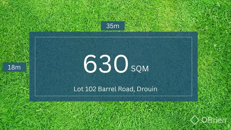 Main view of Homely land listing, LOT 102 Barrel Road, Drouin VIC 3818