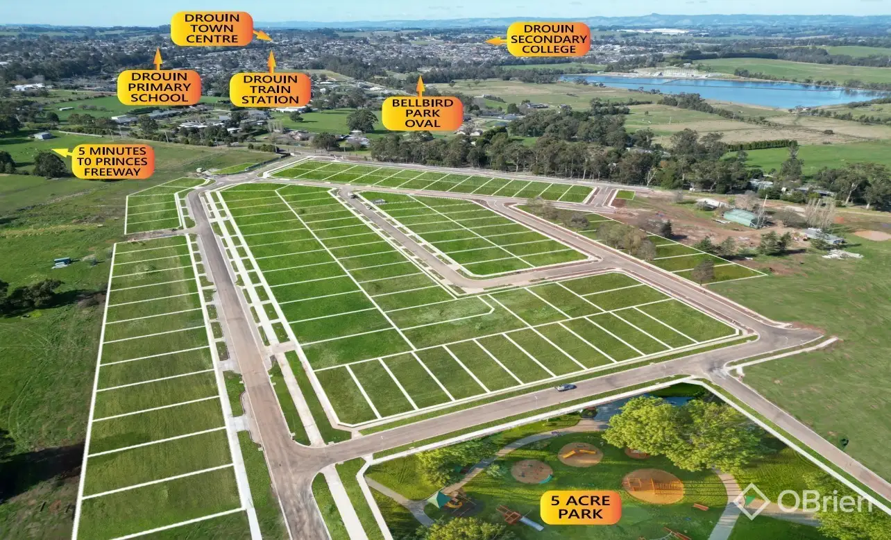 Main view of Homely land listing, LOT 134 Corsair Boulevard, Drouin VIC 3818