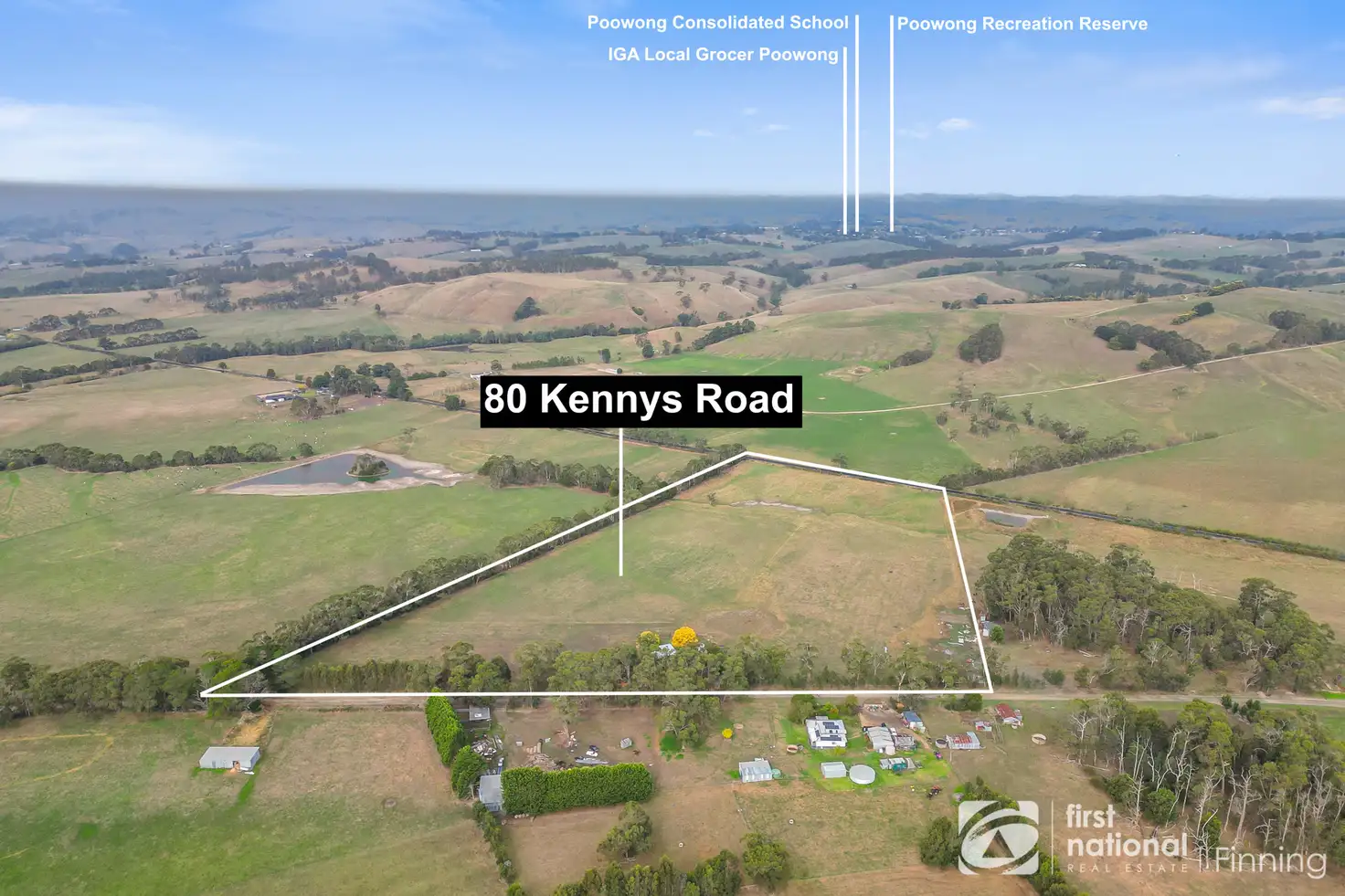 Main view of Homely rural property listing, 80 Kennys Road, Nyora VIC 3987