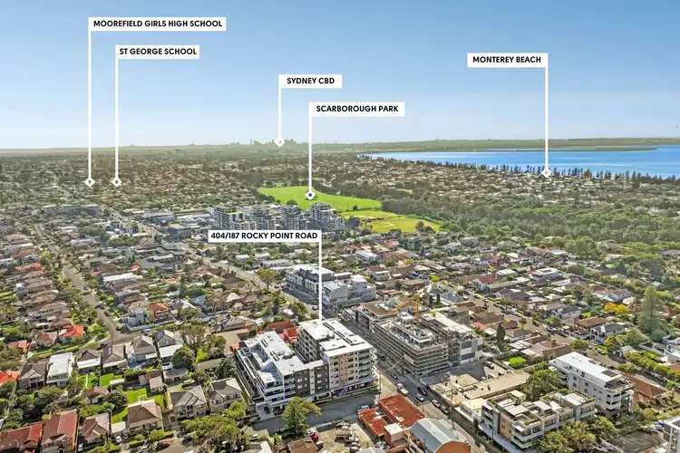 Third view of Homely unit listing, 404/187 Rocky Point Road, Ramsgate NSW 2217