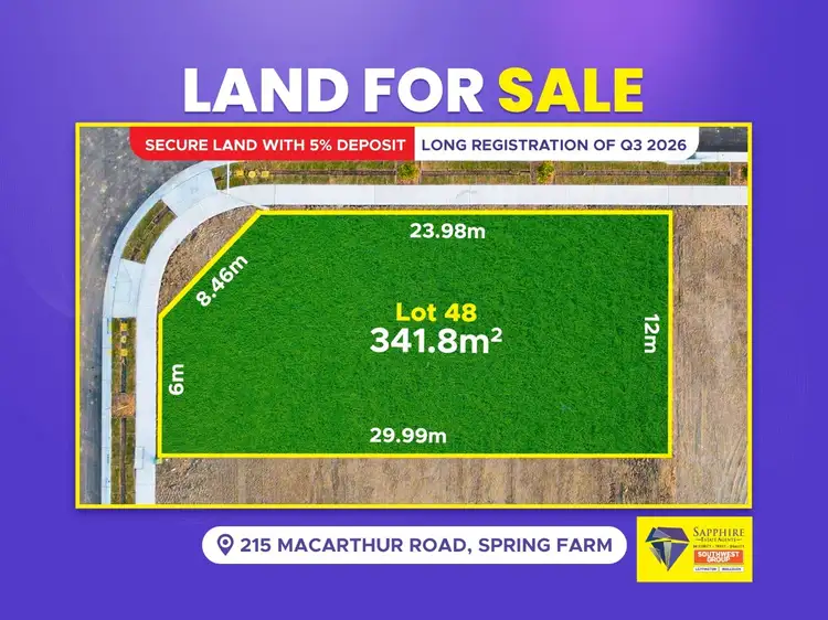Main view of Homely land listing, LOT 48, 215 MacArthur Road, Spring Farm NSW 2570