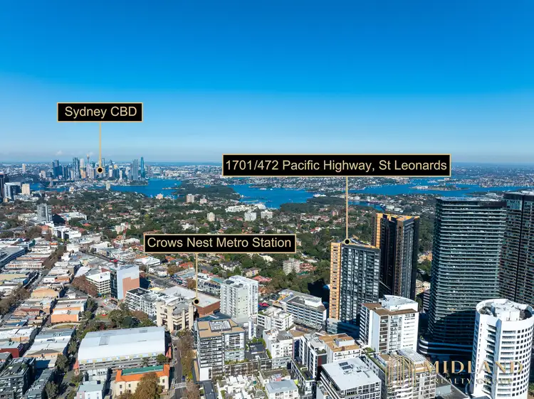 Second view of Homely apartment listing, 1701/472 Pacific Highway, St Leonards NSW 2065